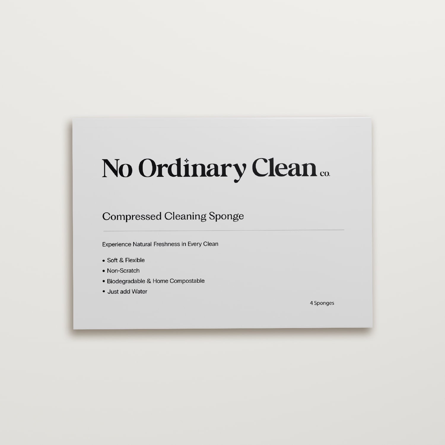 Compressed Cleaning Sponge